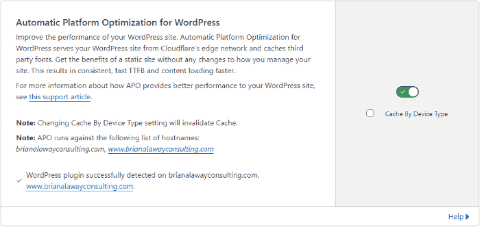 Cloudflare Automatic Platform Optimization