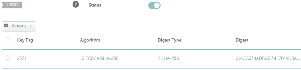 Namecheap DNSSEC